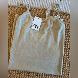 Zara towel dress swim cover up